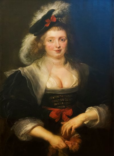 Hélène Fourment con guante de Peter Paul Rubens